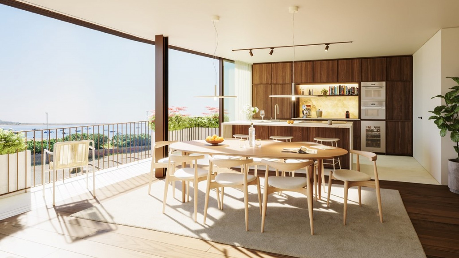 Apartamento 4+1 dormitorios con balcón y vistas río en Porto, Portugal_380870