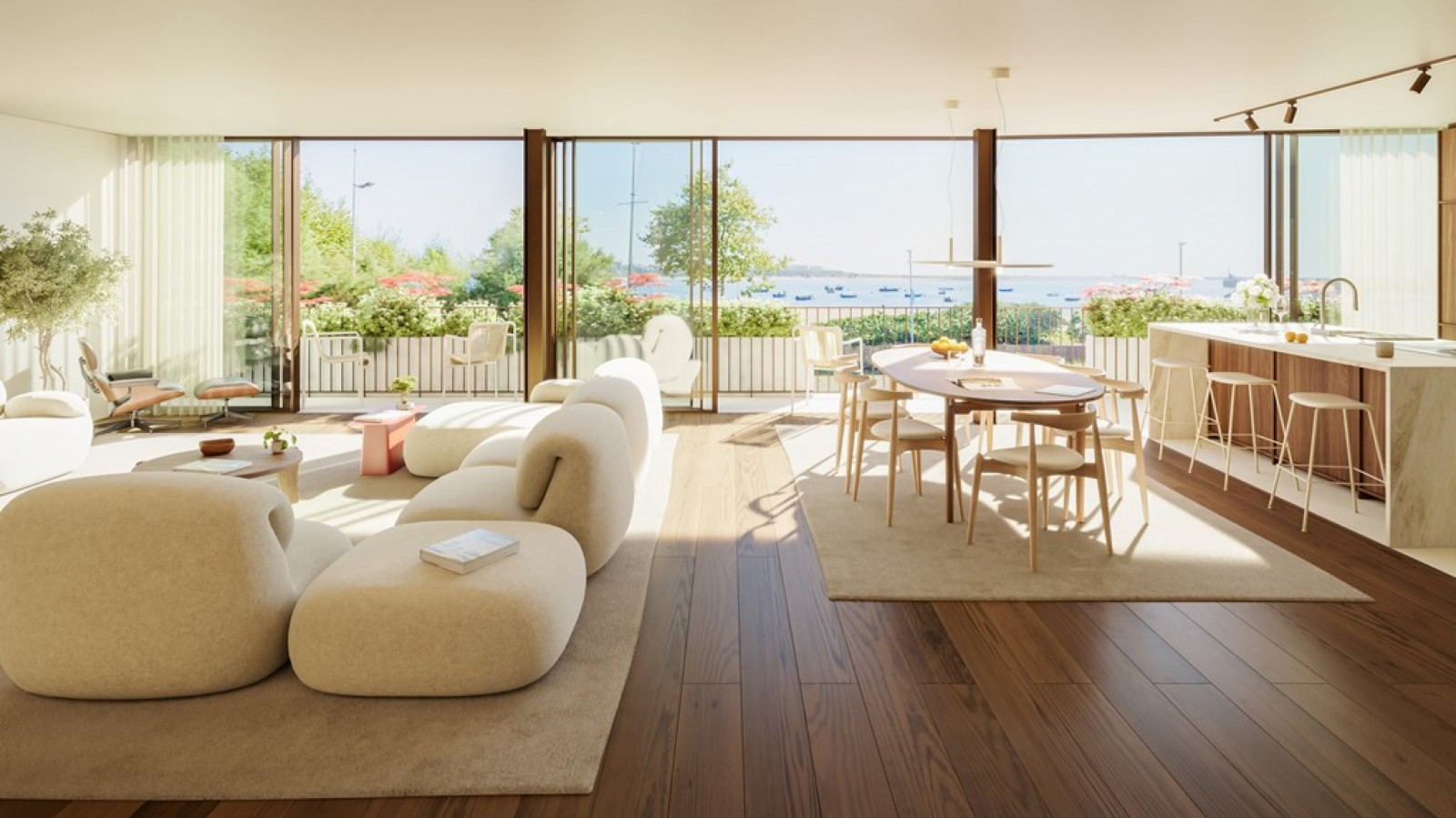 Apartamento 4+1 dormitorios con balcón y vistas río en Porto, Portugal_380872