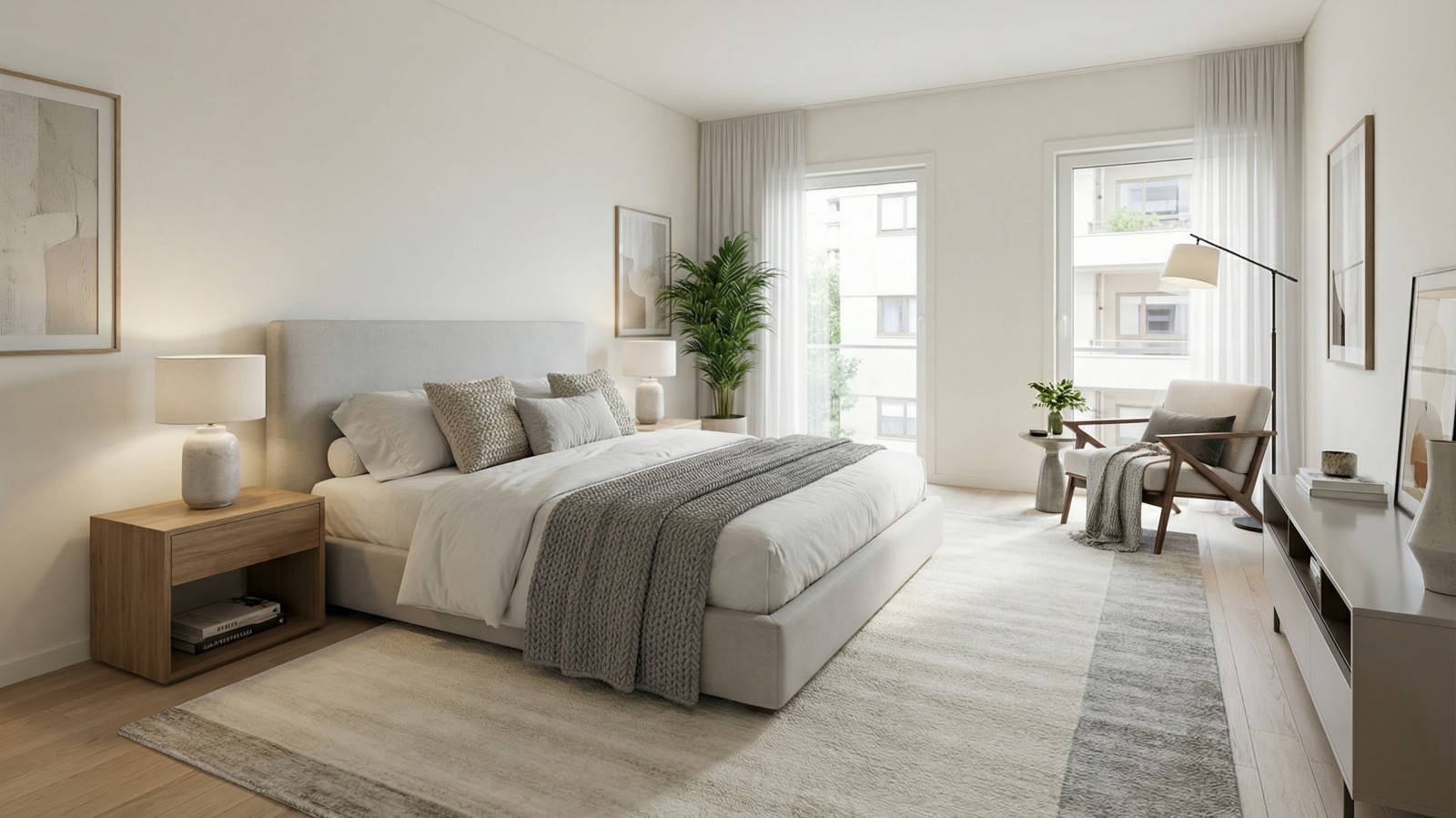 Luxuriöse 3-Zimmer-Wohnung mit Balkon zu verkaufen in Porto, Portugal _382232