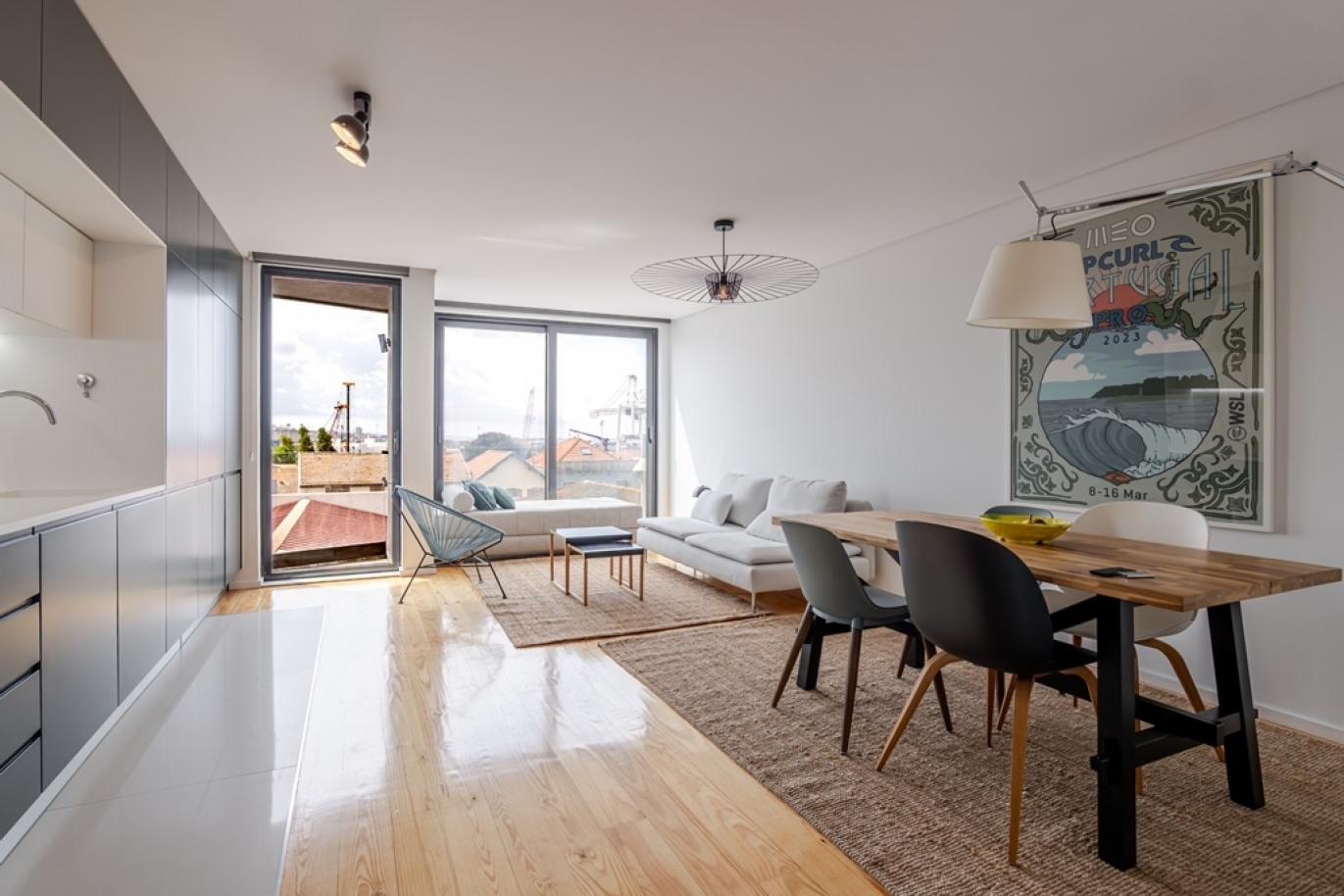 Apartamento T2 com vista rio para arrendar centro de Leça da Palmeira_385474