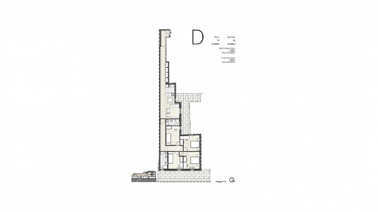 Piso de 4 habitaciones con terrazas en venta en Oporto, Portugal_386525