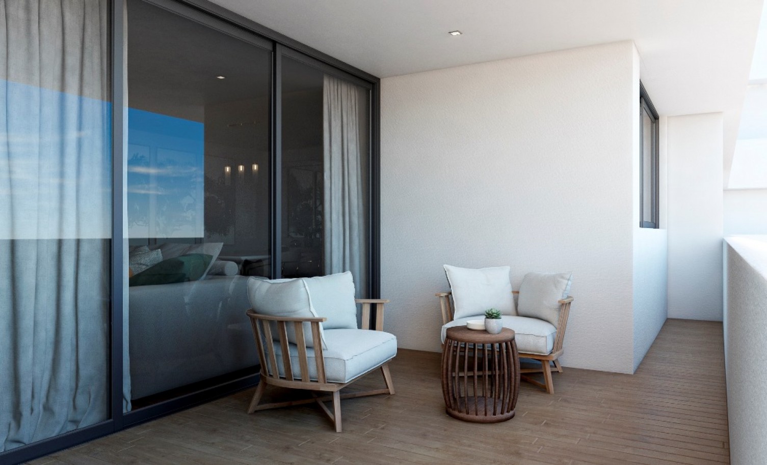 Zweizimmerwohnung mit Terrasse und Meerblick in Cabanas de Tavira, Algarve_395728
