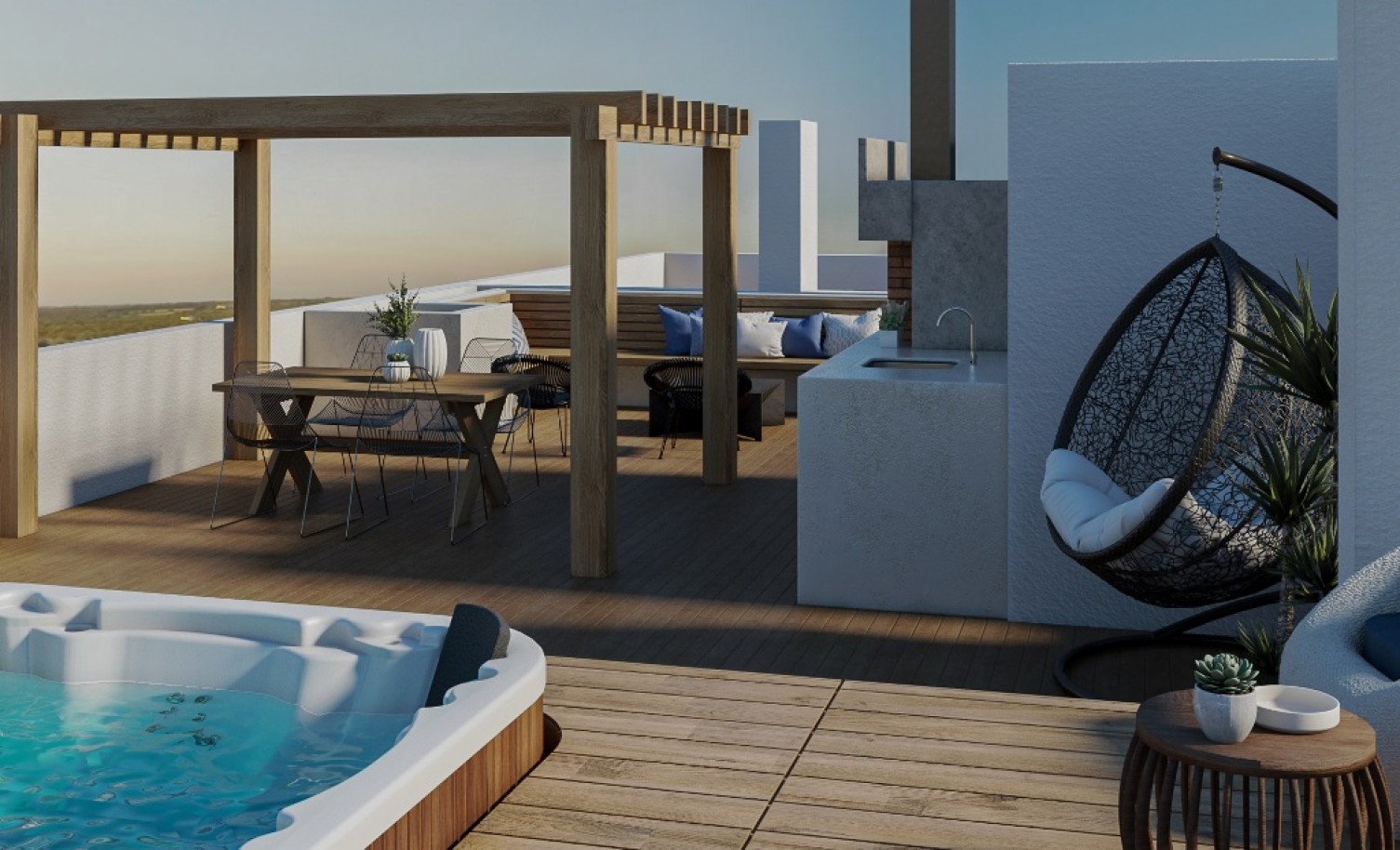 Zweizimmerwohnung mit Terrasse und Meerblick in Cabanas de Tavira, Algarve_395729