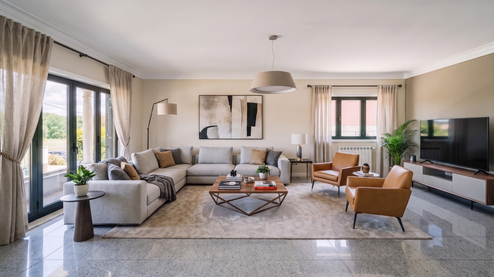 Refurbished four-bedroom villa with garden for sale in Maia_397206