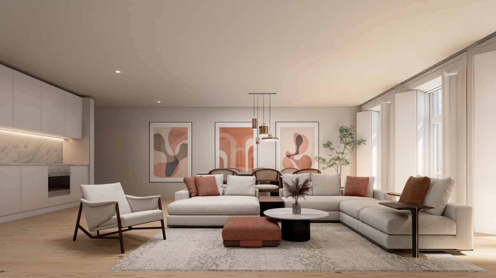 Apartamento de 0+1 con terraza en el centro de Oporto, Portugal_400394