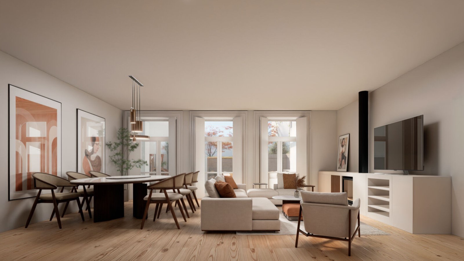 Apartamento de 0+1 con terraza en el centro de Oporto, Portugal_400407