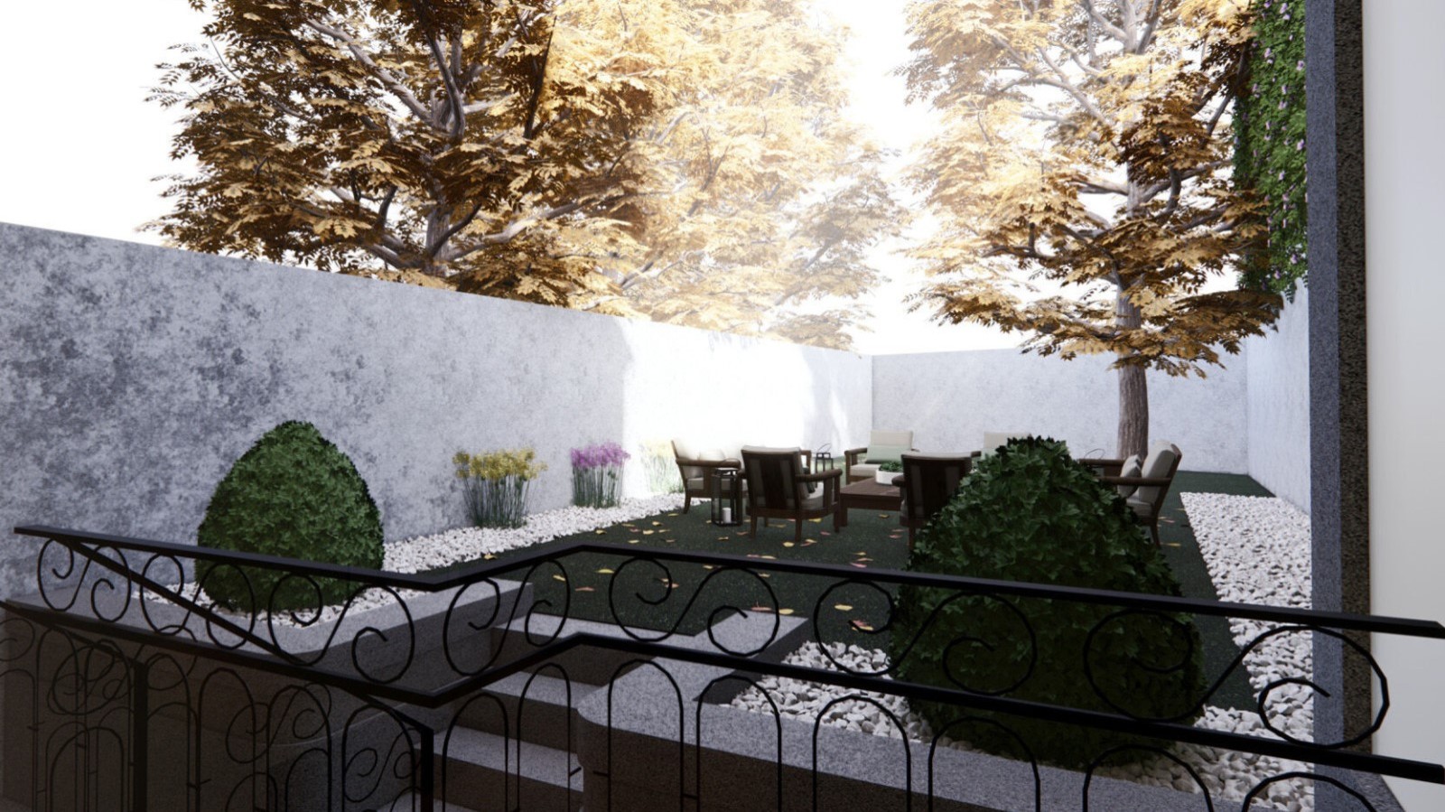 Apartamento dúplex de dos habitaciones con jardín en el centro de Oporto, Portugal_400462
