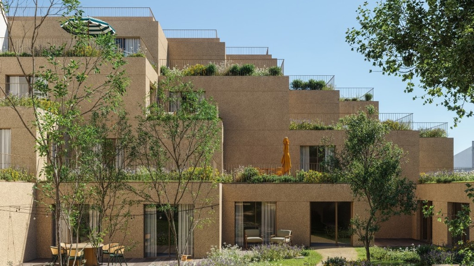 Appartement 2 pièces avec terrasses près d