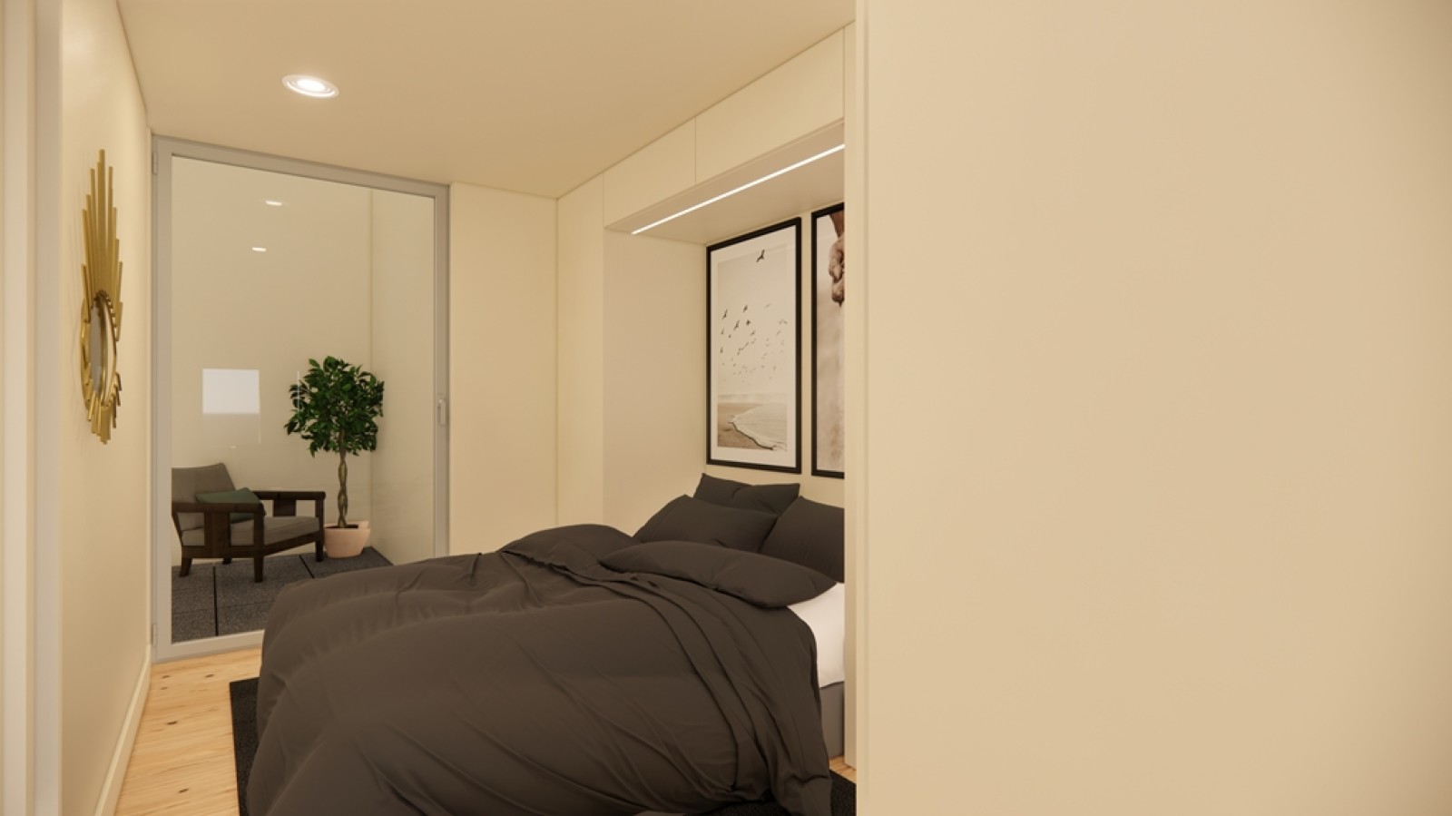 Apartamento T0+1 com pátio interior no centro histórico do Porto_400873