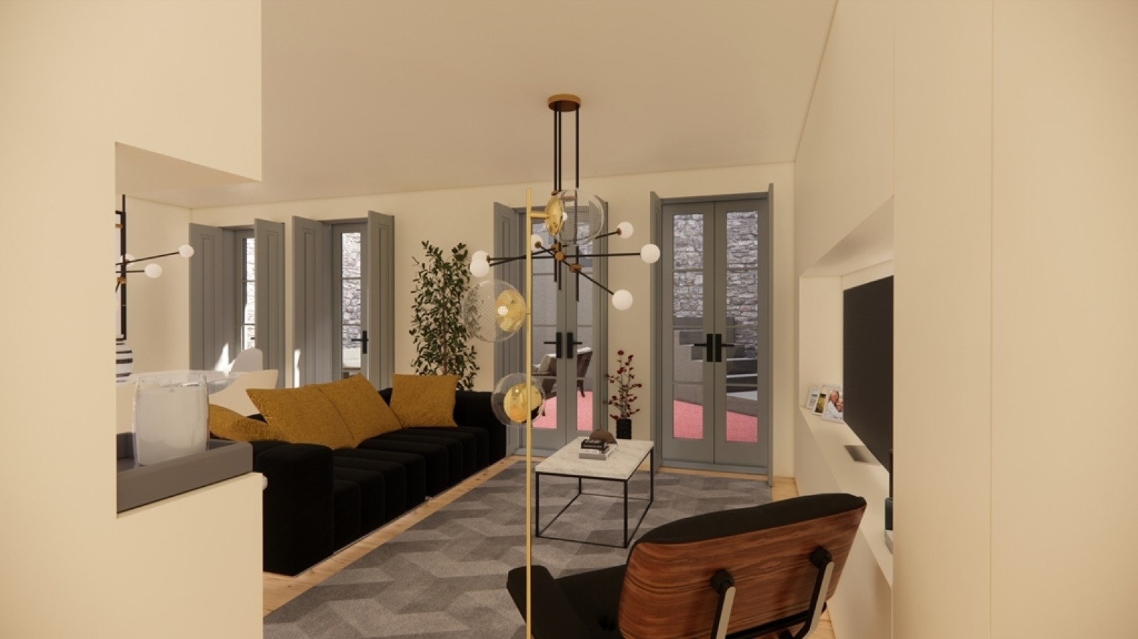Apartamento T2+1 Duplex com terraços no centro histórico do Porto_400896