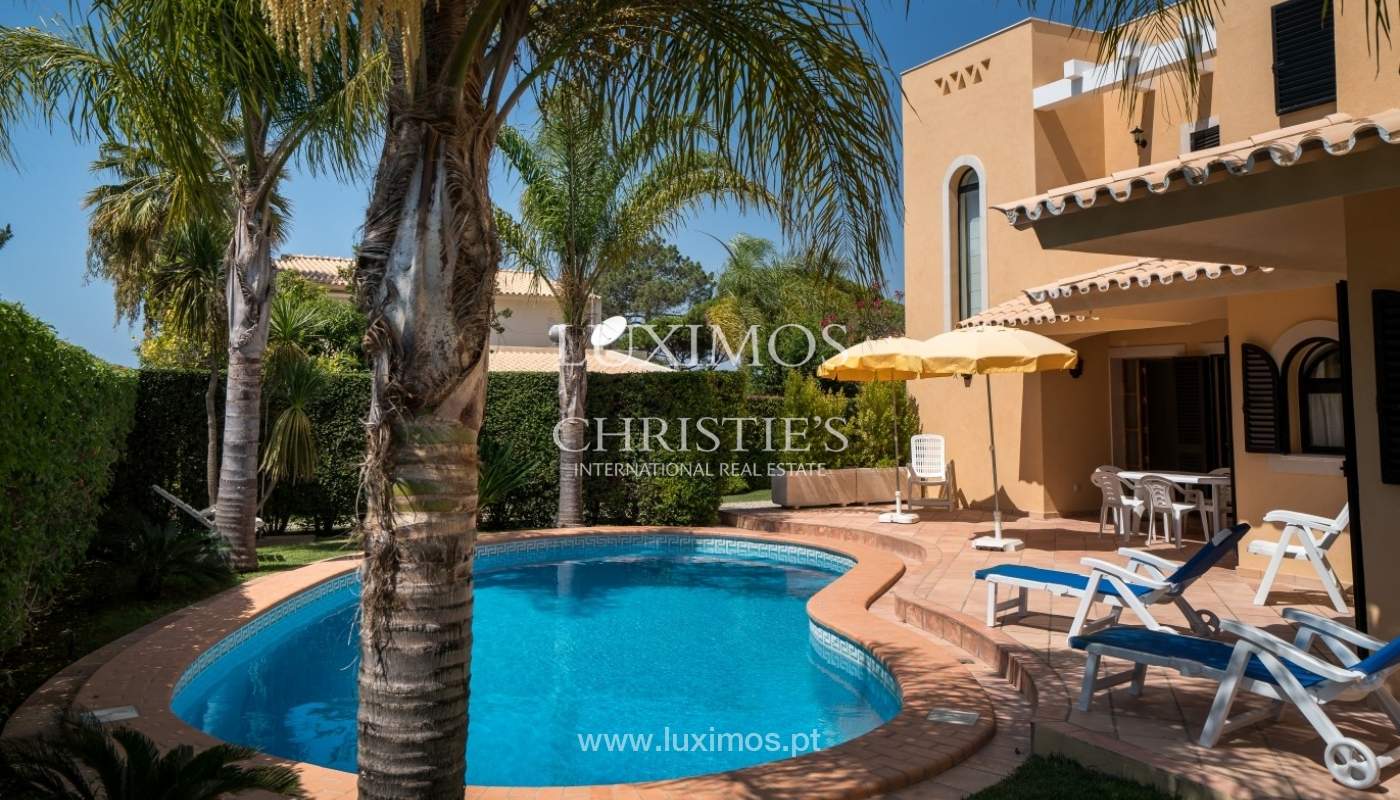 Villa for sale, with sea and golf view, Vilamoura, Algarve, Portugal