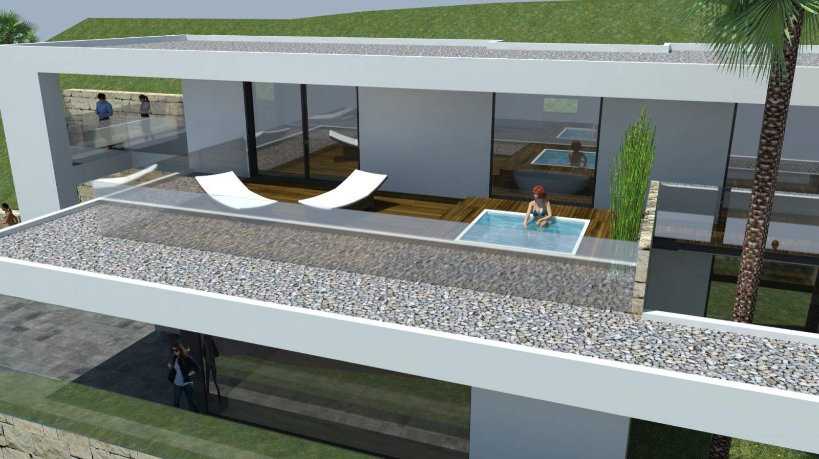 Terrain à vendre pour construire une villa, vue mer, Loulé, Algarve_81469