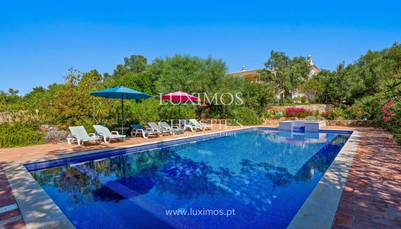 Sale of villa with pool and sea view near Silves, Algarve, Portugal