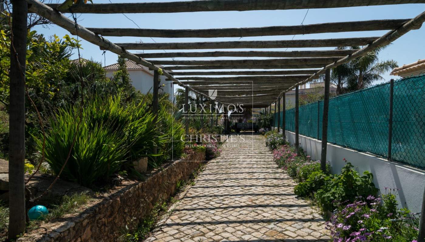 Sale of villa with pool and sea view in Faro, Algarve, Portugal a