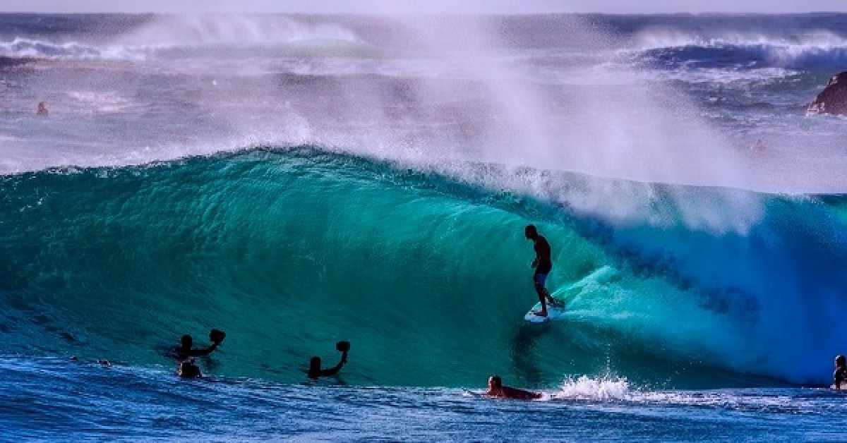 Quem disse que o Porto não é cidade para a prática de surf?